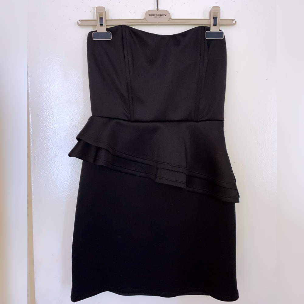 Black Strapless Dress
